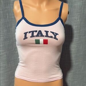Italy Women's Pink Tank Top